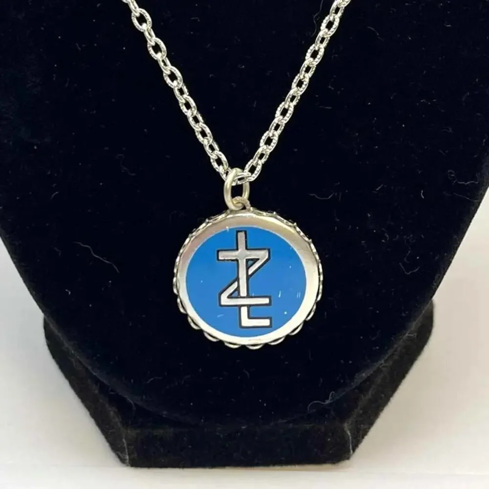 Blue & Silver Men's Necklace